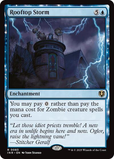 Rooftop Storm (Innistrad Remastered) Near Mint Foil