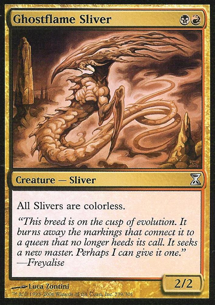 Ghostflame Sliver (Time Spiral) Medium Play