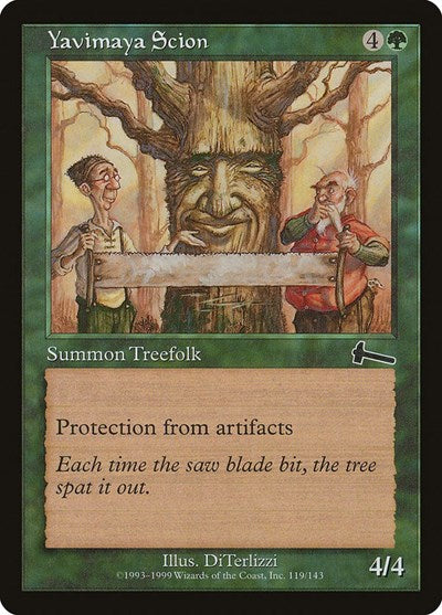 Yavimaya Scion (Urza's Legacy) Medium Play Foil