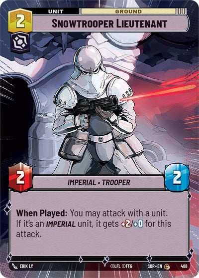Snowtrooper Lieutenant (Hyperspace) (Spark of Rebellion) Near Mint