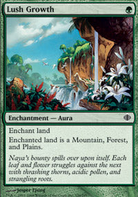 Lush Growth (Shards of Alara) Medium Play Foil