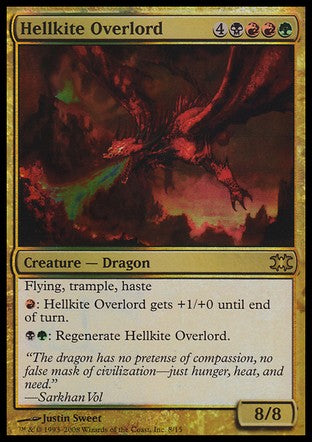 Hellkite Overlord (From the Vault: Dragons) Medium Play Foil