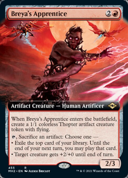 Breya's Apprentice (Extended Art) (Modern Horizons 2) Light Play Foil