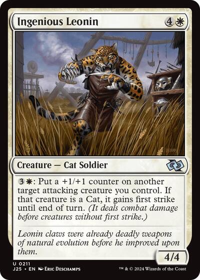 Ingenious Leonin (Foundations Jumpstart) Near Mint