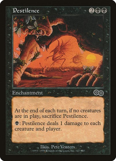 Pestilence (Urza's Saga) Medium Play