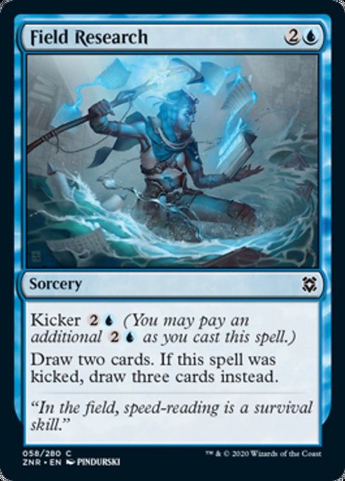 Field Research (Zendikar Rising) Light Play