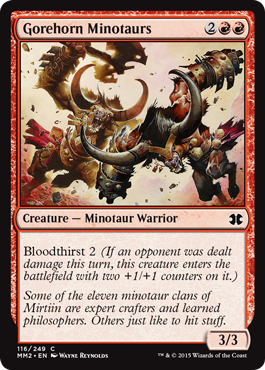 Gorehorn Minotaurs (Modern Masters 2015) Near Mint Foil