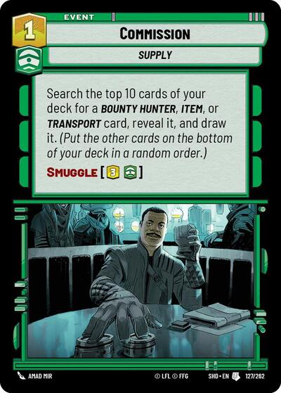 Commission (Shadows of the Galaxy) Near Mint Foil