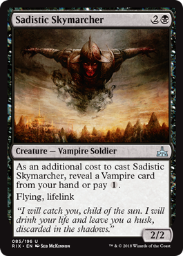Sadistic Skymarcher (Rivals of Ixalan) Near Mint Foil