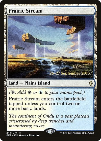 Prairie Stream (Promos: Prerelease Cards) Near Mint Foil