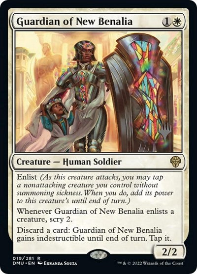 Guardian of New Benalia (Promo Pack: Dominaria United) Light Play