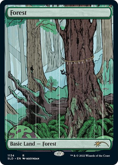 Forest (1134) (Secret Lair) Near Mint Foil
