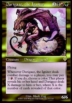Darigaaz, the Igniter (Invasion) Heavy Play