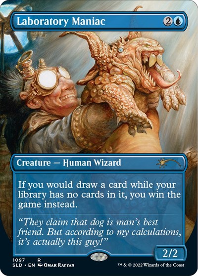 Laboratory Maniac (Borderless) (Secret Lair) Light Play Foil