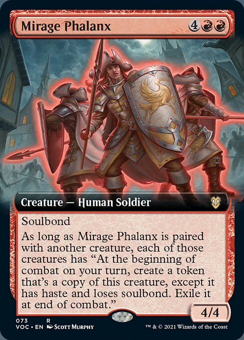 Mirage Phalanx (Extended Art) (Commander 2021 Crimson Vow) Near Mint