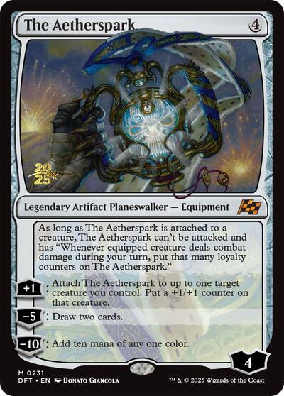 The Aetherspark (Promos: Prerelease Cards) Light Play Foil