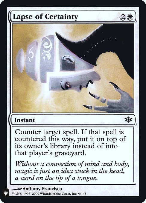 Lapse of Certainty (Mystery Booster Retail Edition Foils) Near Mint Foil