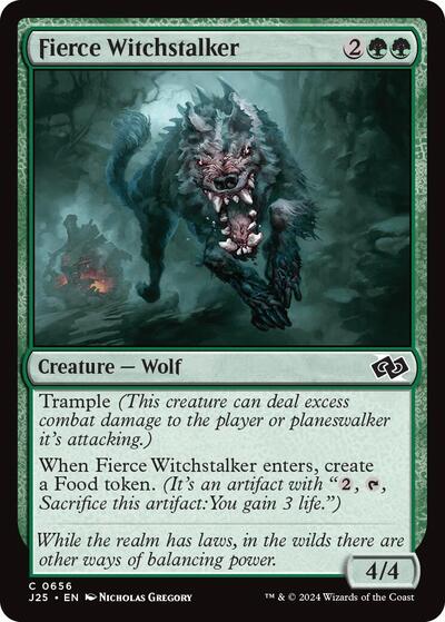 Fierce Witchstalker (Foundations Jumpstart) Light Play
