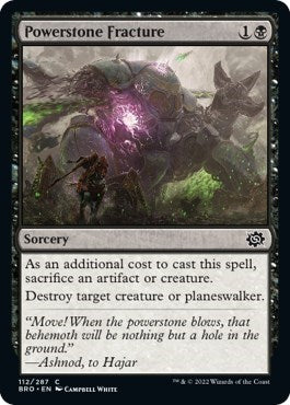 Powerstone Fracture (The Brothers' War) Near Mint Foil