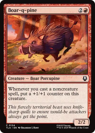 Boar-q-pine (Avatar: The Last Airbender) Light Play Foil