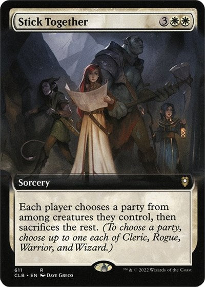 Stick Together (Extended Art) (Commander Legends: Battle for Baldur's Gate) Medium Play