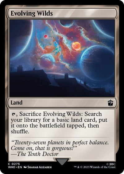Evolving Wilds (Universes Beyond: Doctor Who) Near Mint Foil