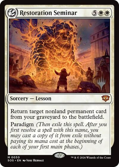 Restoration Seminar|1|0|0.00
