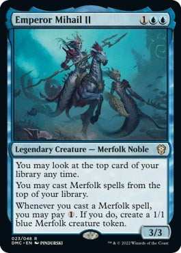 Emperor Mihail II (Commander: Dominaria United) Light Play Foil