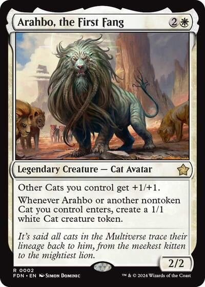 Arahbo, the First Fang (Foundations) Near Mint Foil