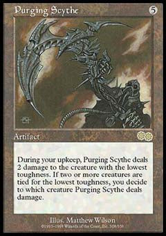 Purging Scythe (Urza's Saga) Near Mint