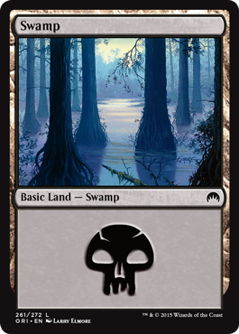 Swamp (261) (Magic Origins) Light Play Foil