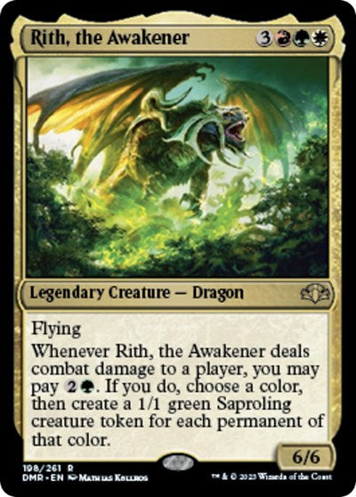 Rith, the Awakener (Dominaria Remastered) Light Play Foil