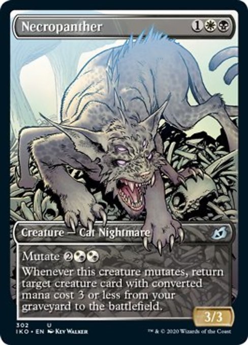 Showcase Necropanther (Ikoria: Lair of Behemoths) Light Play