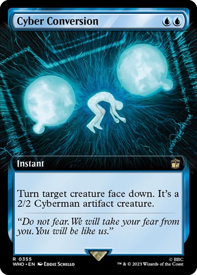Cyber Conversion (Extended Art) (Universes Beyond: Doctor Who) Near Mint Foil