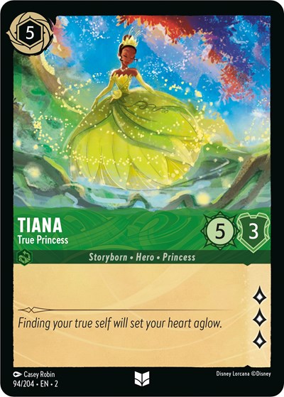 Tiana - True Princess (Rise of the Floodborn) Near Mint Cold Foil