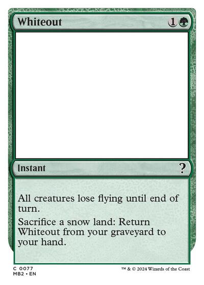 Whiteout  White Border|1|0|0.00