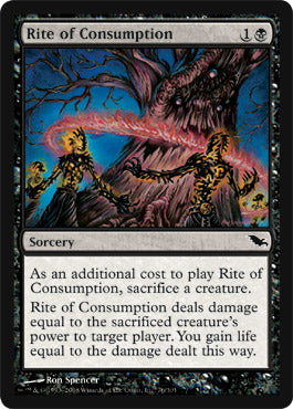 Rite of Consumption (Shadowmoor) Damaged / Poor