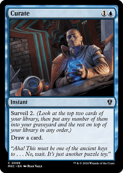Curate (Commander: Murders at Karlov Manor) Light Play