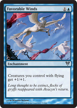 Favorable Winds (Avacyn Restored) Medium Play Foil