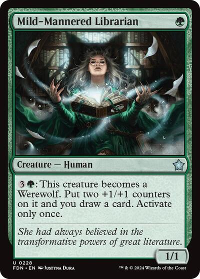 Mild-Mannered Librarian (Foundations) Light Play Foil