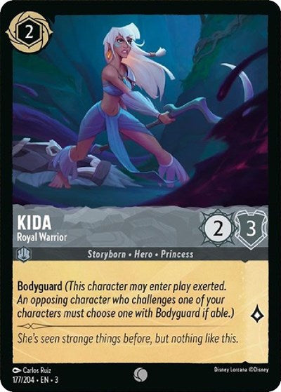 Kida - Royal Warrior (Into the Inklands) Near Mint Cold Foil