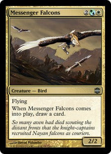Messenger Falcons (Alara Reborn) Heavy Play Foil