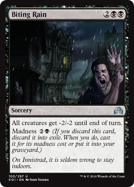 Biting Rain (Shadows Over Innistrad) Light Play Foil