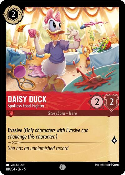 Daisy Duck - Spotless Food-Fighter (Shimmering Skies) Near Mint