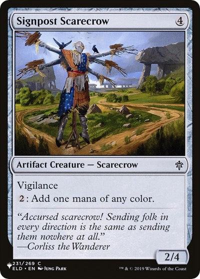 Signpost Scarecrow (The List) Near Mint