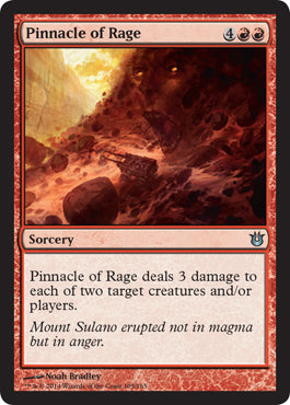 Pinnacle of Rage (Born of the Gods) Light Play Foil