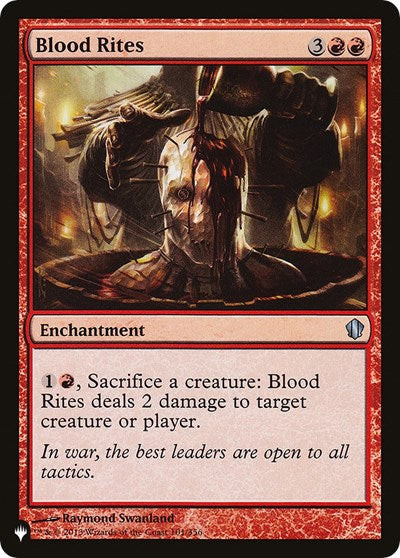 Blood Rites (The List) Light Play