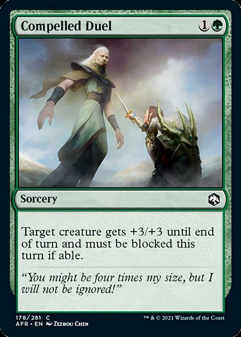 Compelled Duel (Adventures in the Forgotten Realms) Light Play Foil
