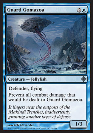 Guard Gomazoa (Rise of the Eldrazi) Light Play Foil