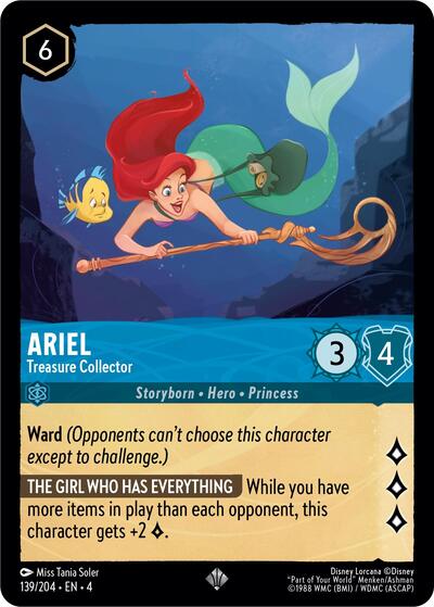 Ariel - Treasure Collector (Ursula's Return) Near Mint